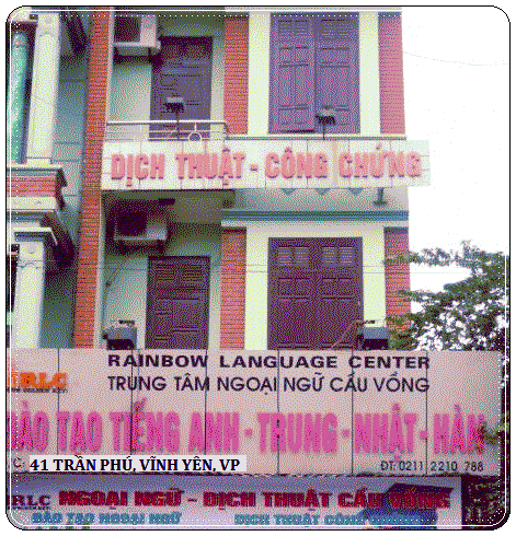 Trung tâm Ngoại ngữ – Dịch thuật Cầu Vồng
