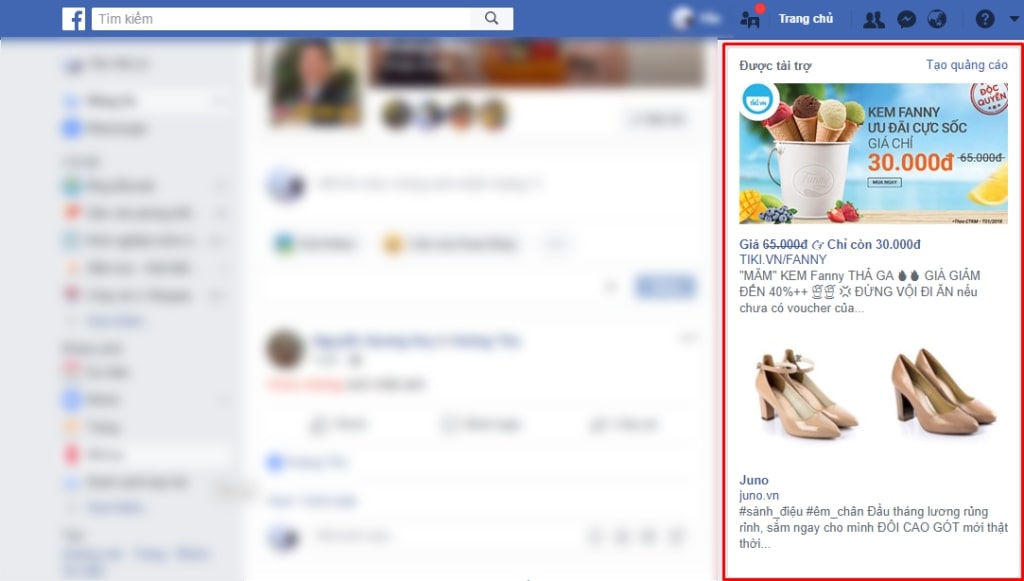 quảng cáo trên facebook là gì