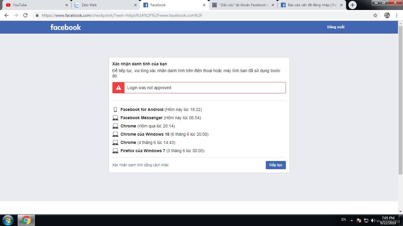 Hỏi/ Thắc mắc - vấn đề lỗi checkpoint facebook,Các bác cưu em với ạ. - VN-Zoom | Cộng đồng Chia Sẻ Kiến Thức Công Nghệ và Phần Mềm Máy Tính