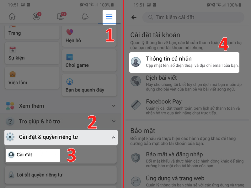cách đổi tên facebook chưa đủ 60 ngày