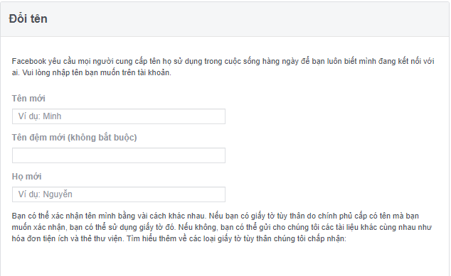 link 333 Đổi Tên Facebook Chưa Đủ 60 Ngày Trong 5S